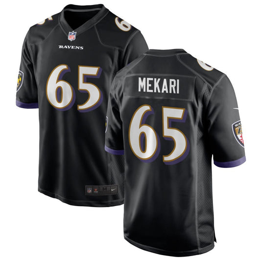 Patrick Mekari Baltimore Ravens Nike Youth Game Jersey - Black