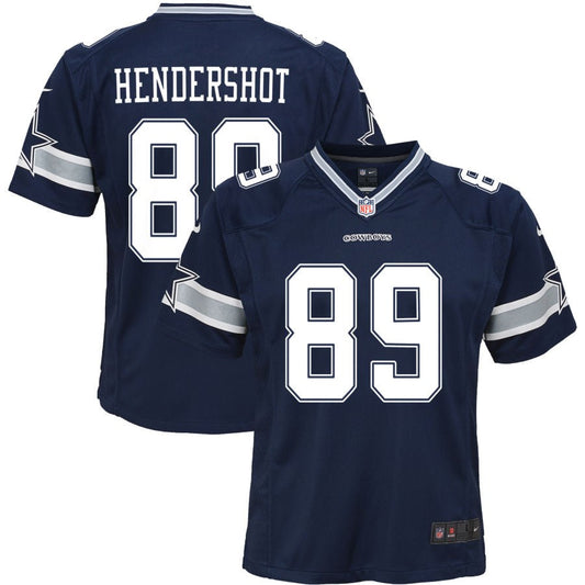 Peyton Hendershot Dallas Cowboys Nike Youth Game Jersey - Navy