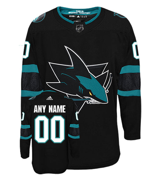 San Jose Sharks Adidas Authentic Third Alternate NHL Hockey Jersey