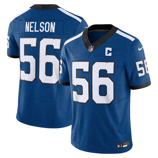 Quenton Nelson Indianapolis Colts Nike Indiana Nights Alternate Vapor F.U.S.E. Limited Jersey - Royal