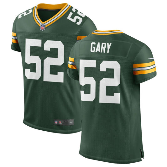 Rashan Gary Green Bay Packers Nike Classic Elite Jersey - Green