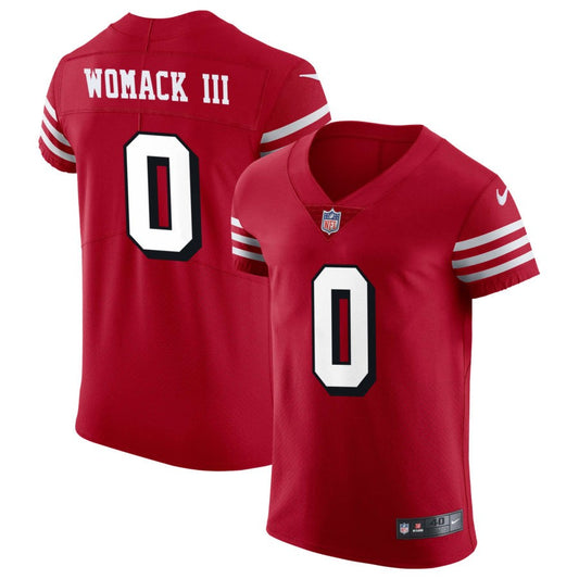 Samuel Womack III San Francisco 49ers Nike Alternate Vapor Elite Jersey - Scarlet