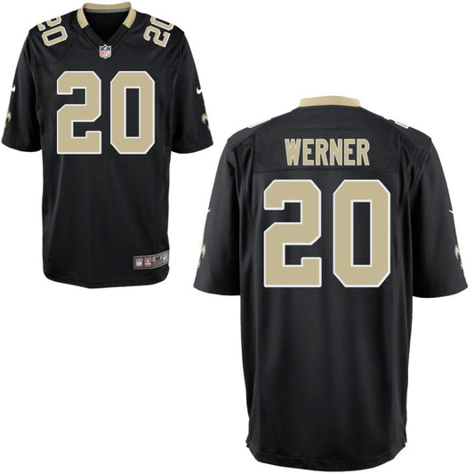 Pete Werner New Orleans Saints Nike Youth Game Jersey - Black