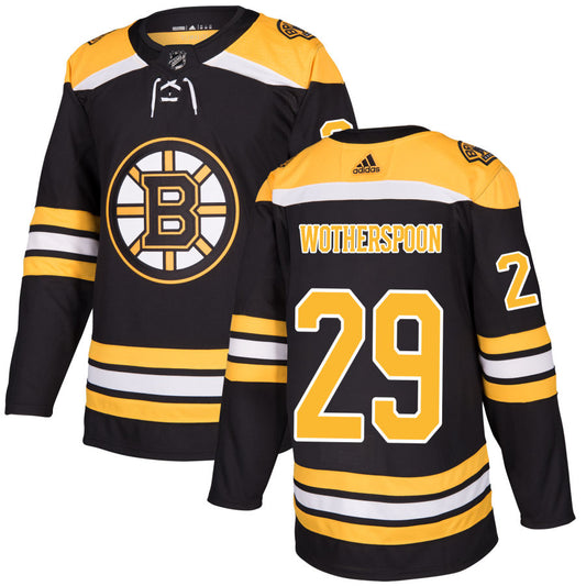 Parker Wotherspoon Boston Bruins adidas Authentic Jersey - Black