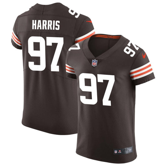 Shelby Harris Cleveland Browns Nike Vapor Elite Jersey - Brown