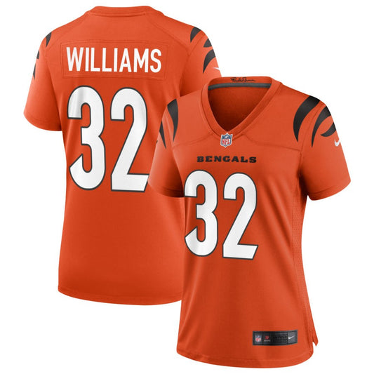 Trayveon Williams Cincinnati Bengals Nike Women's Alternate Game Jersey - Orange