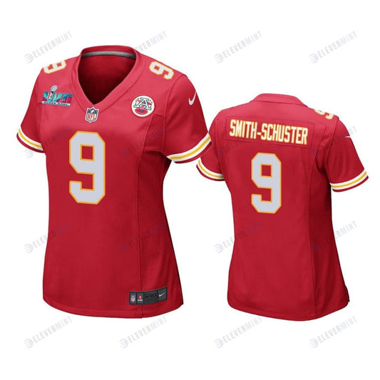 Smith-Schuster 9 Kansas City Chiefs Super Bowl LVII Game Jersey - Women Red