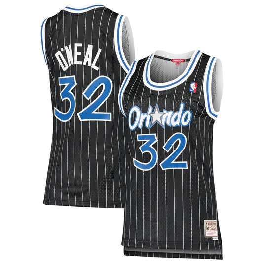 Shaquille O'Neal Orlando Magic Mitchell & Ness Women's 1995-96 Hardwood Classics Swingman Jersey - Black