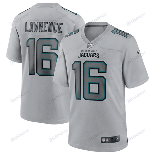 Trevor Lawrence 16 Jacksonville Jaguars Men Atmosphere Fashion Game Jersey - Gray