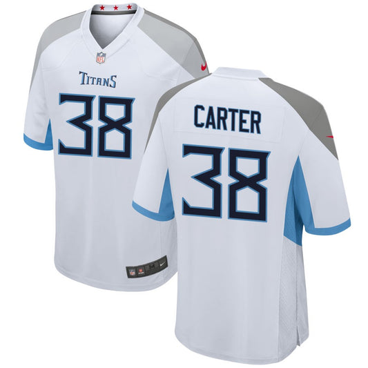 Shyheim Carter Tennessee Titans Nike Game Jersey - White