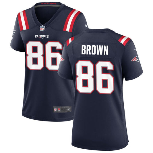 Pharaoh Brown New England Patriots Nike Women's Game Jersey - Navy