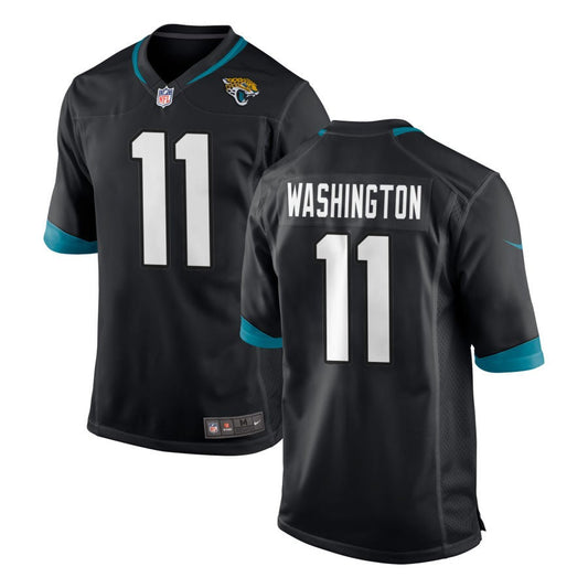 Parker Washington Jacksonville Jaguars Nike Youth Team Color Game Jersey - Black