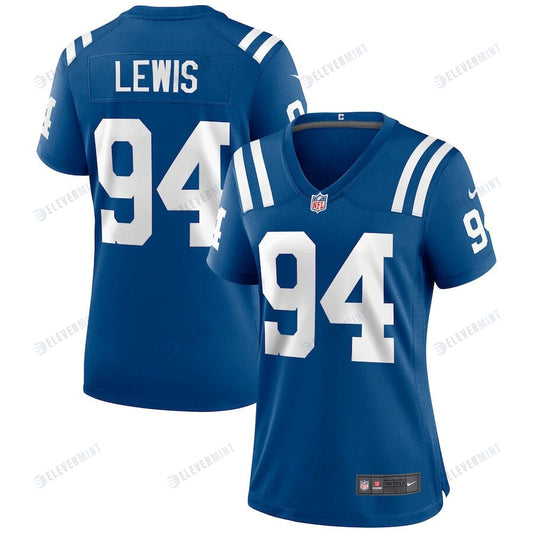 Tyquan Lewis 94 Indianapolis Colts Women Game Jersey - Royal