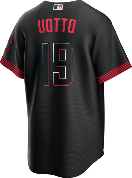 Nike Men's Cincinnati Reds Joey Votto #19 City Connect Replica Jersey