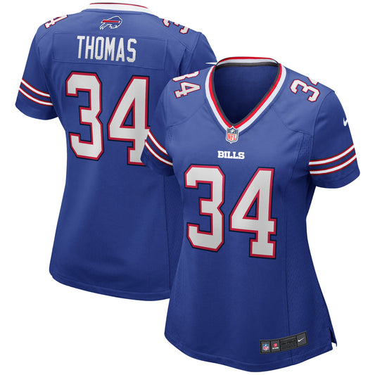 Thurman Thomas Buffalo Bills Nike Women's Game Retired Player Jersey - Royal