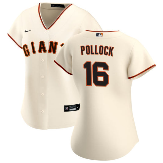 AJ Pollock San Francisco Giants Nike Women's Home Replica Jersey - Cream