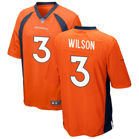 Russell Wilson Denver Broncos Nike Game Jersey - Orange