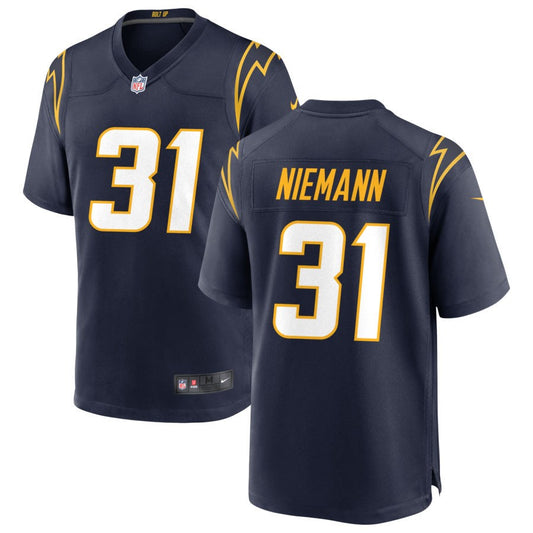 Nick Niemann Los Angeles Chargers Nike Alternate Game Jersey - Navy